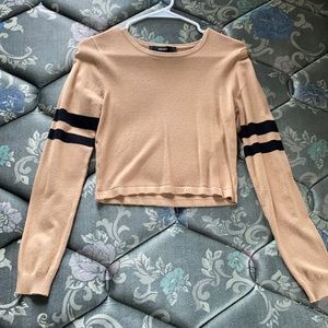 Forever 21 crop long sleeve sweater